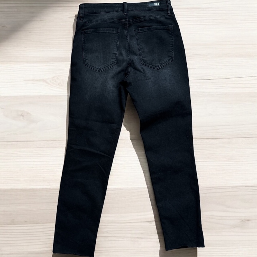 Kut Fab Ab Mom Jeans Black Size 4 - Picture 3 of 9